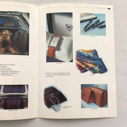 Lancia Lybra Car Sales Brochure Catalog GERMAN Text European Harrison Ford