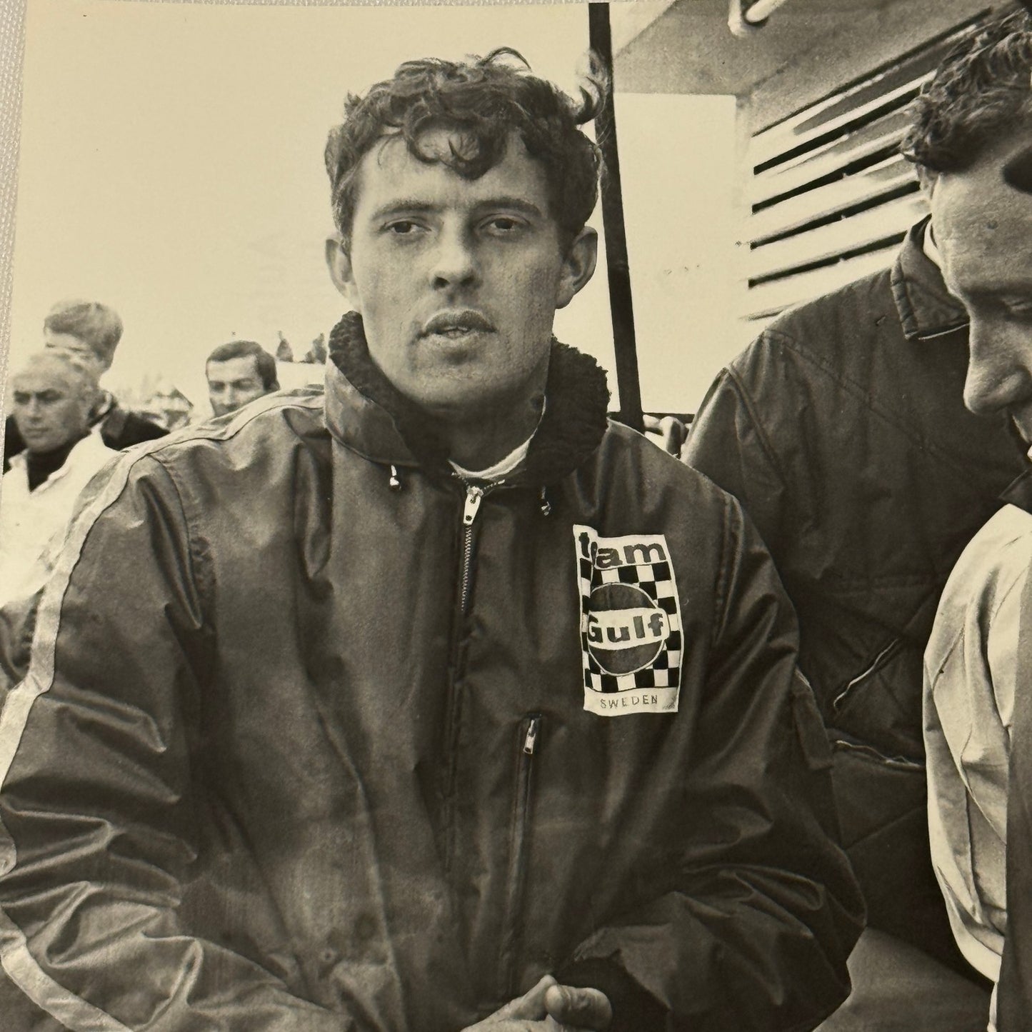 Vintage Racing Photo Brian Redman 1968 1000KM Race Motorsport Photograph