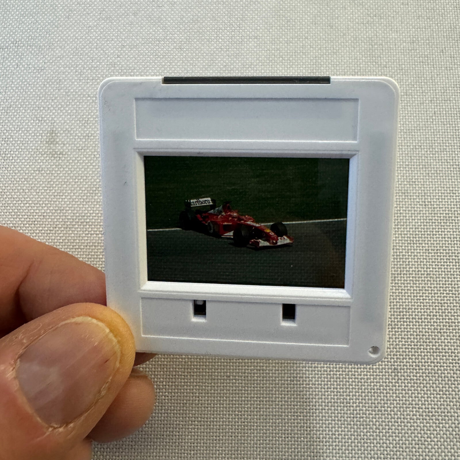 Michael Schumacher Ferrari F1 Formula One Racing Car 35mm Slide Photo Image
