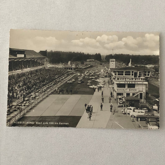 Vintage Nurburgring 1000 KM Rennen Race Racing Postcard Post Card