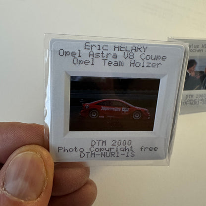 2000 Opel Astra V8 Racing at Nurburgring Press Kit 35mm Slides Photos GERMAN