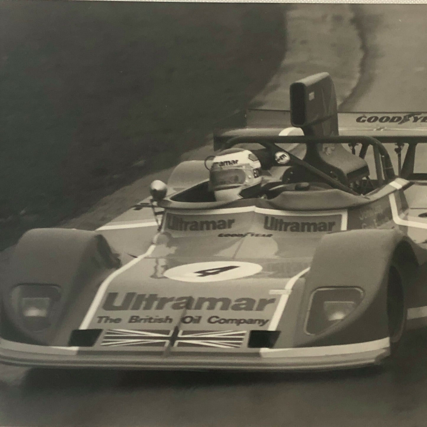 Vintage Racing Photo Photograph 1976 300KM Nurburgring March 76S Ford Car 