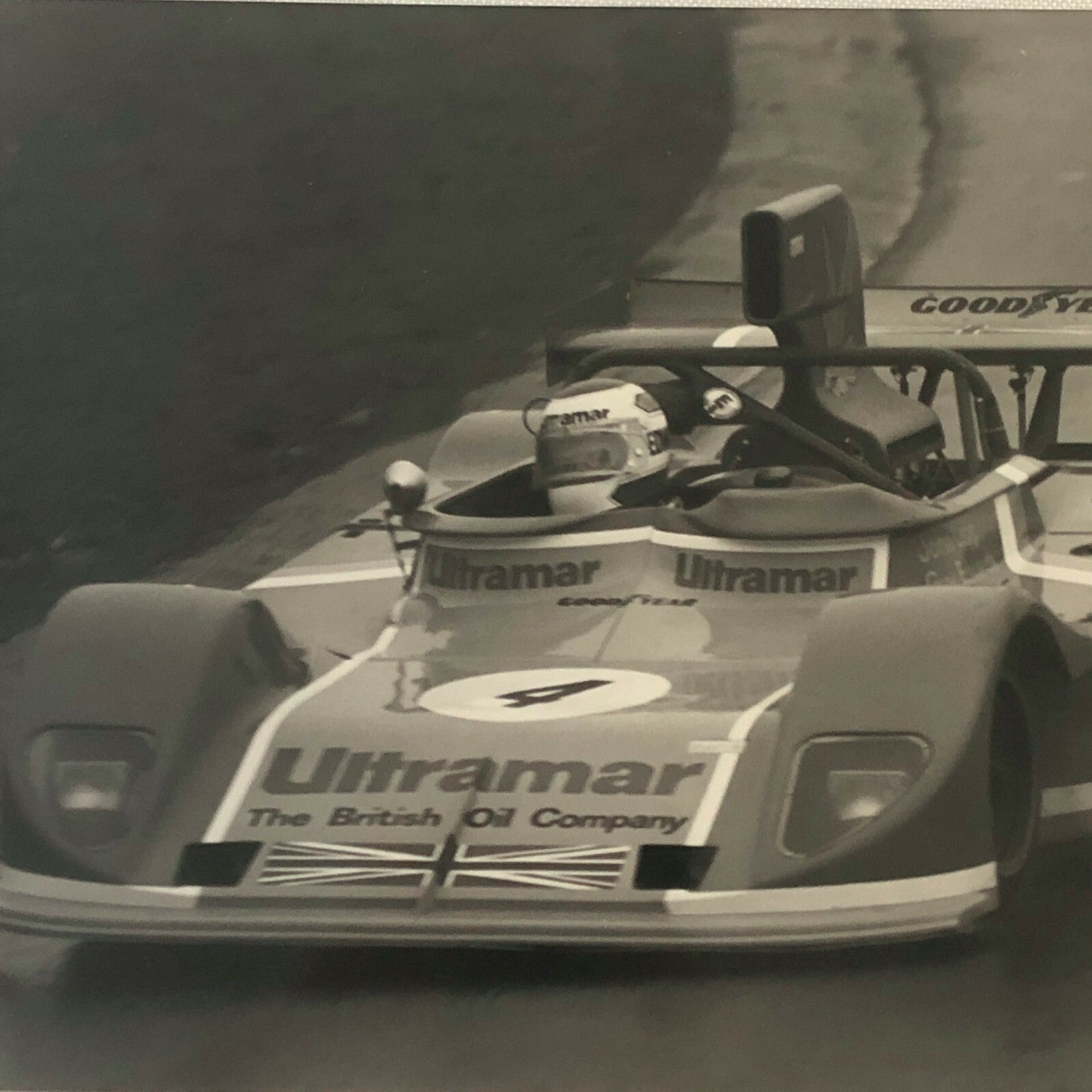 Vintage Racing Photo Photograph 1976 300KM Nurburgring March 76S Ford Car 