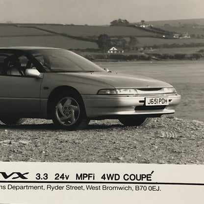 Subaru SVX Car Factory Photo Photograph 3.3 24v MPFi 4WD Coupe
