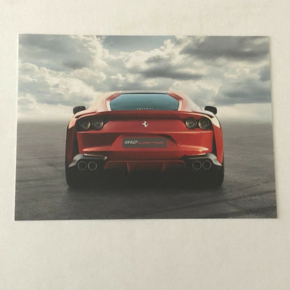 Ferrari 812 Superfast Car Factory Photo Lot of 6 