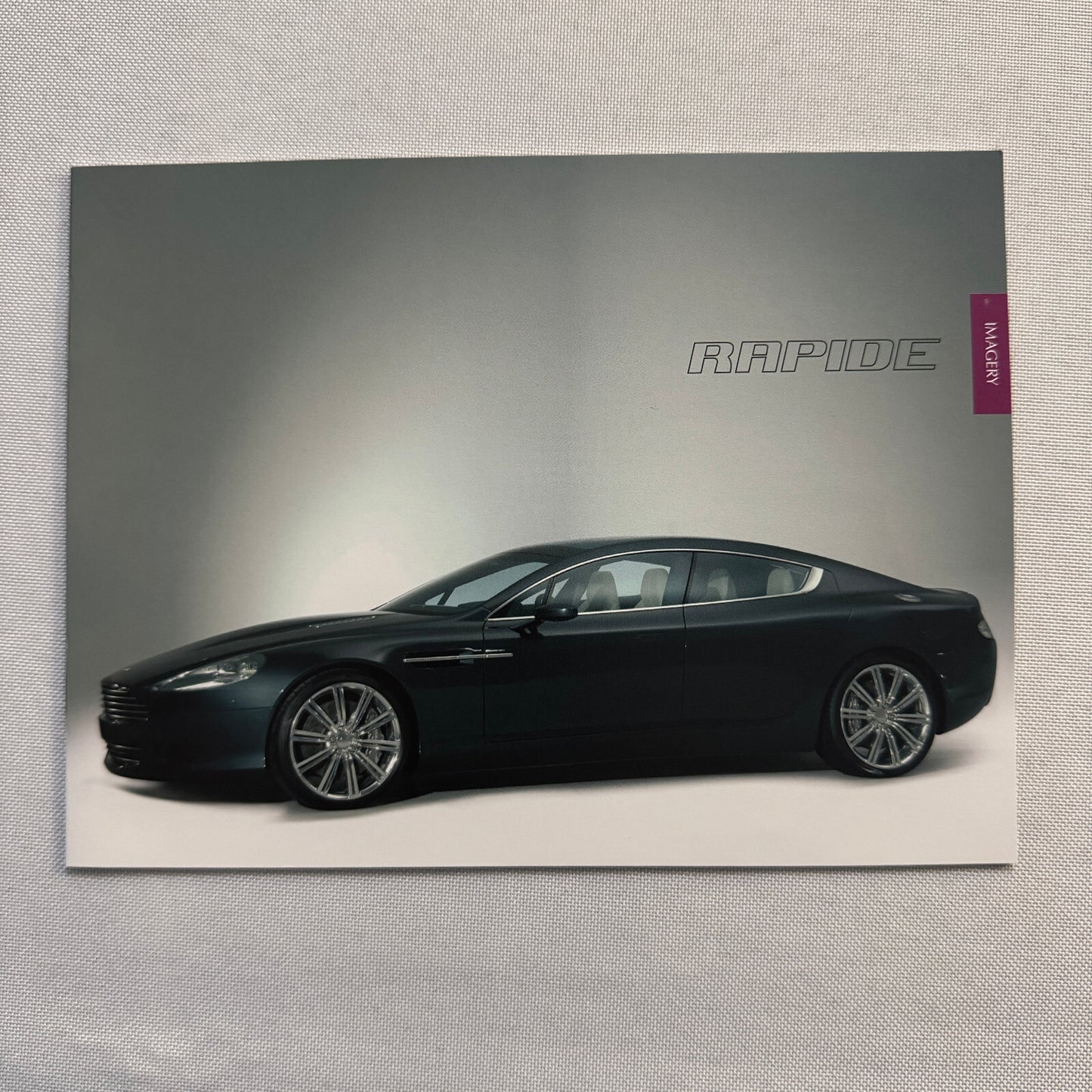 Aston Martin Rapide Car Press Kit Brochure with Photo CD DB9 DBR9 V8 Vantage