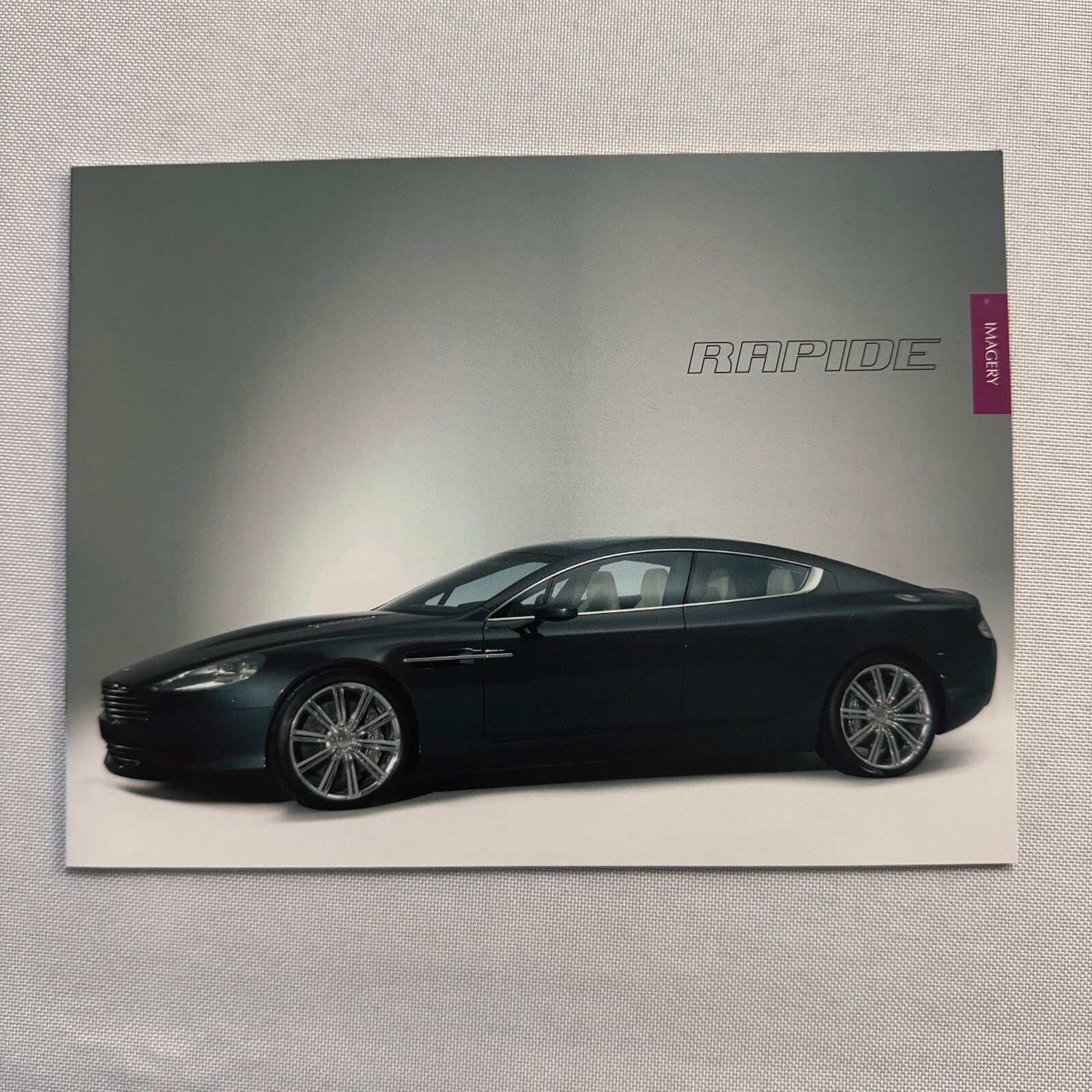 Aston Martin Rapide Car Press Kit Brochure with Photo CD DB9 DBR9 V8 Vantage