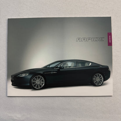 Aston Martin Rapide Car Press Kit Brochure with Photo CD DB9 DBR9 V8 Vantage