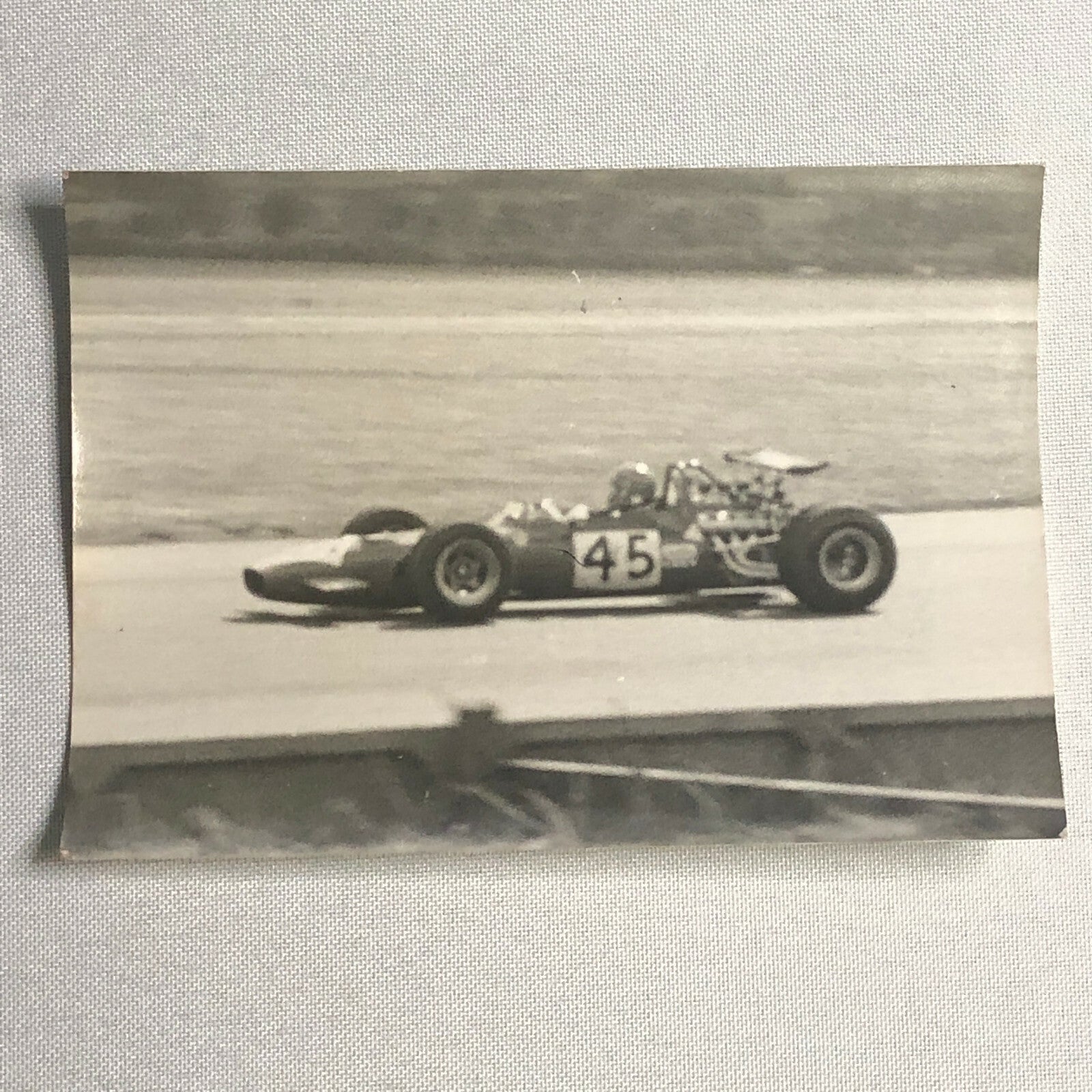 Vintage Racing Car Photo Photograph Print - Ernesto Brambilla Dino 166 Car 1970 