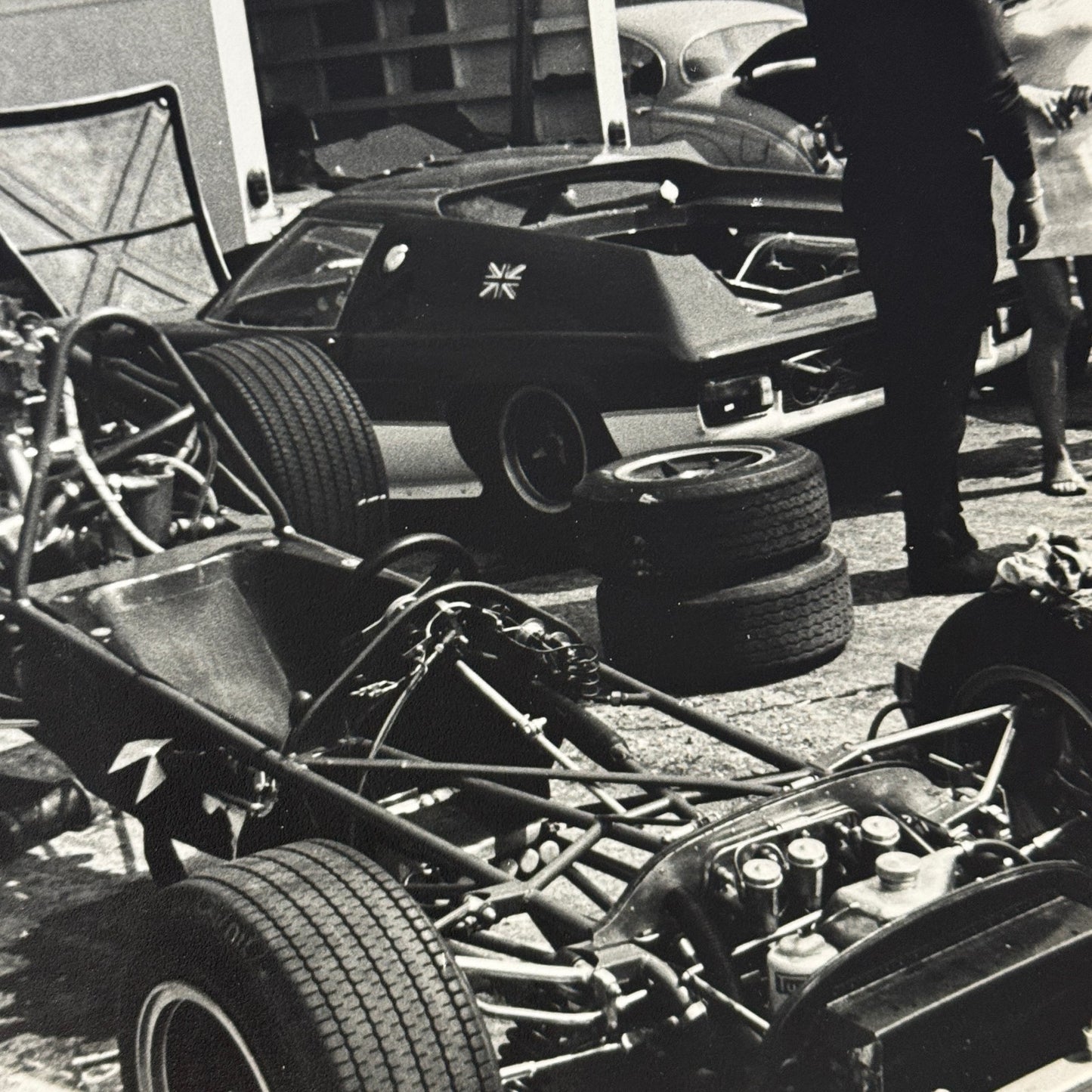 Vintage Racing Photo Photograph Lotus Car 1968 Silverstone International Trophy