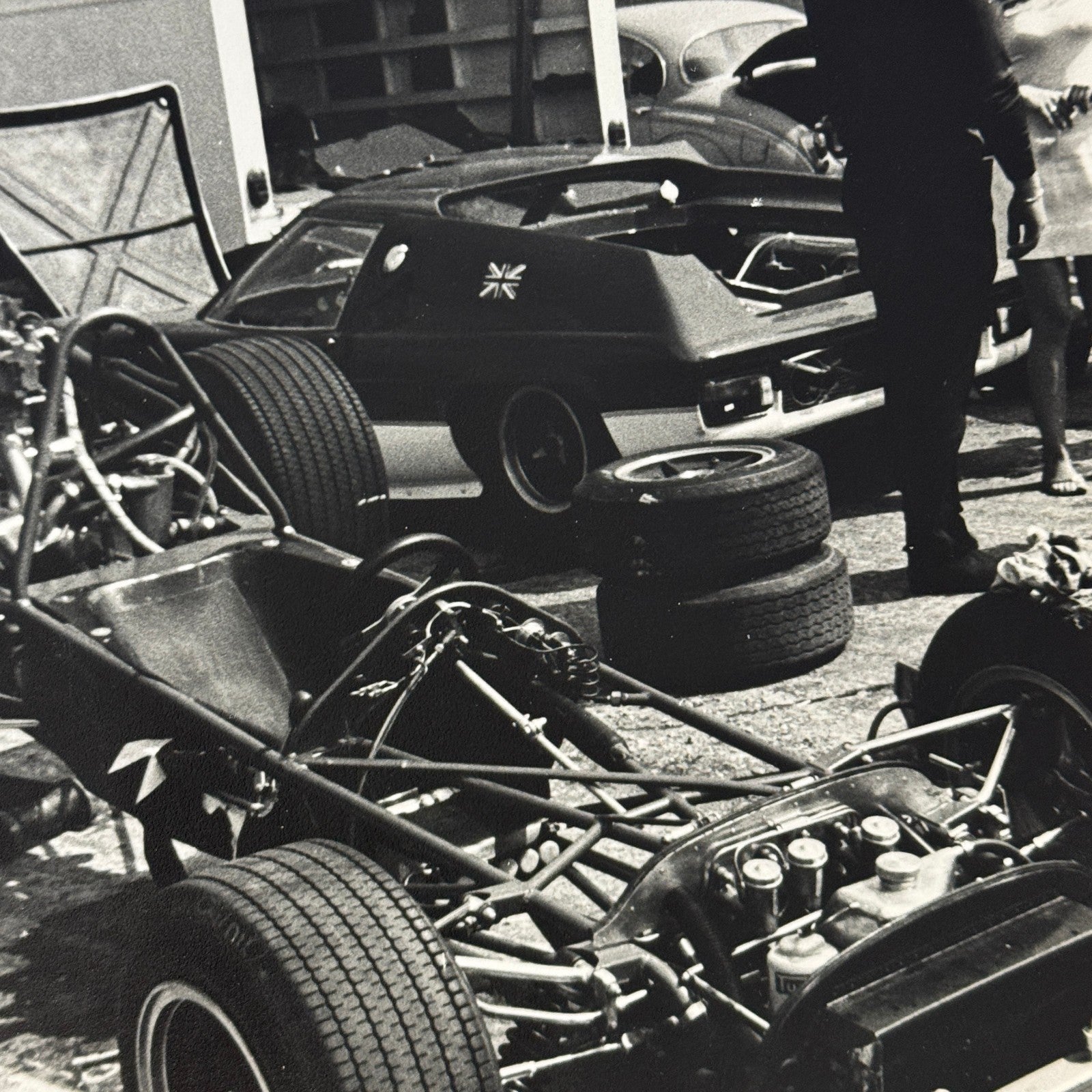 Vintage Racing Photo Photograph Lotus Car 1968 Silverstone International Trophy