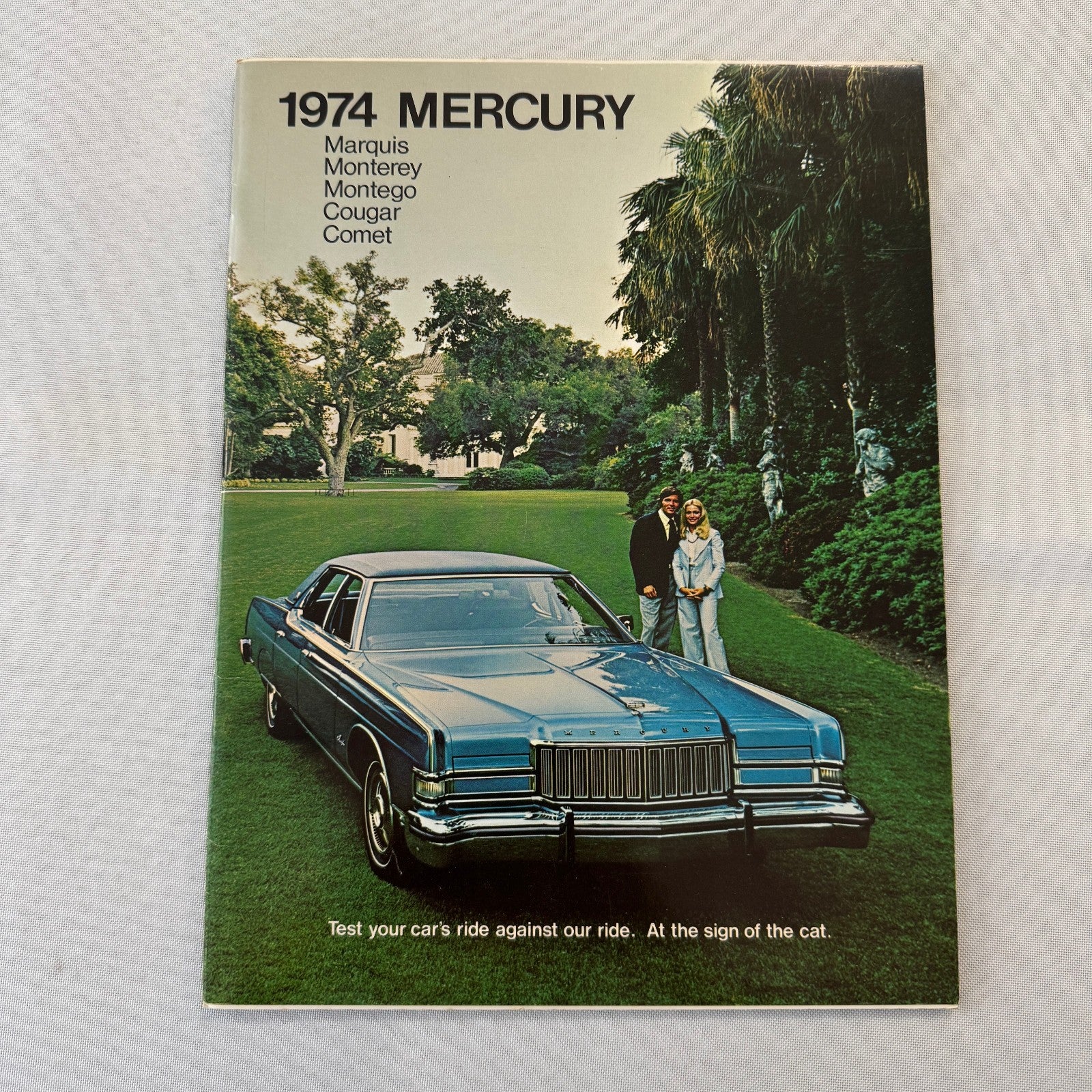 1974 Mercury Car Sales Brochure Catalog Marquis Montego Cougar Comet Monterey