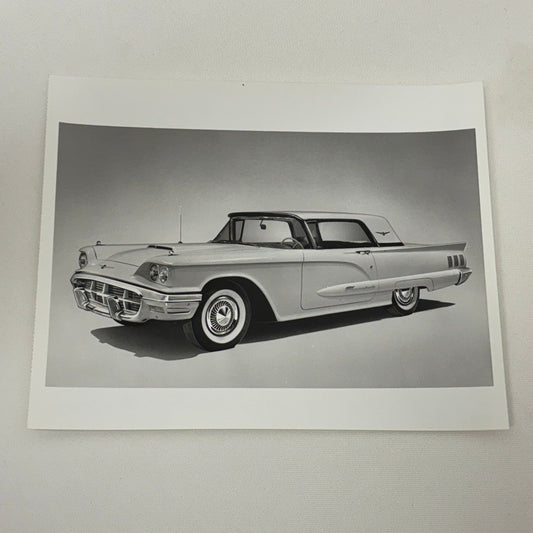 Vintage 1960 Ford Thunderbird Car Automobile Photo Photograph Modern Print