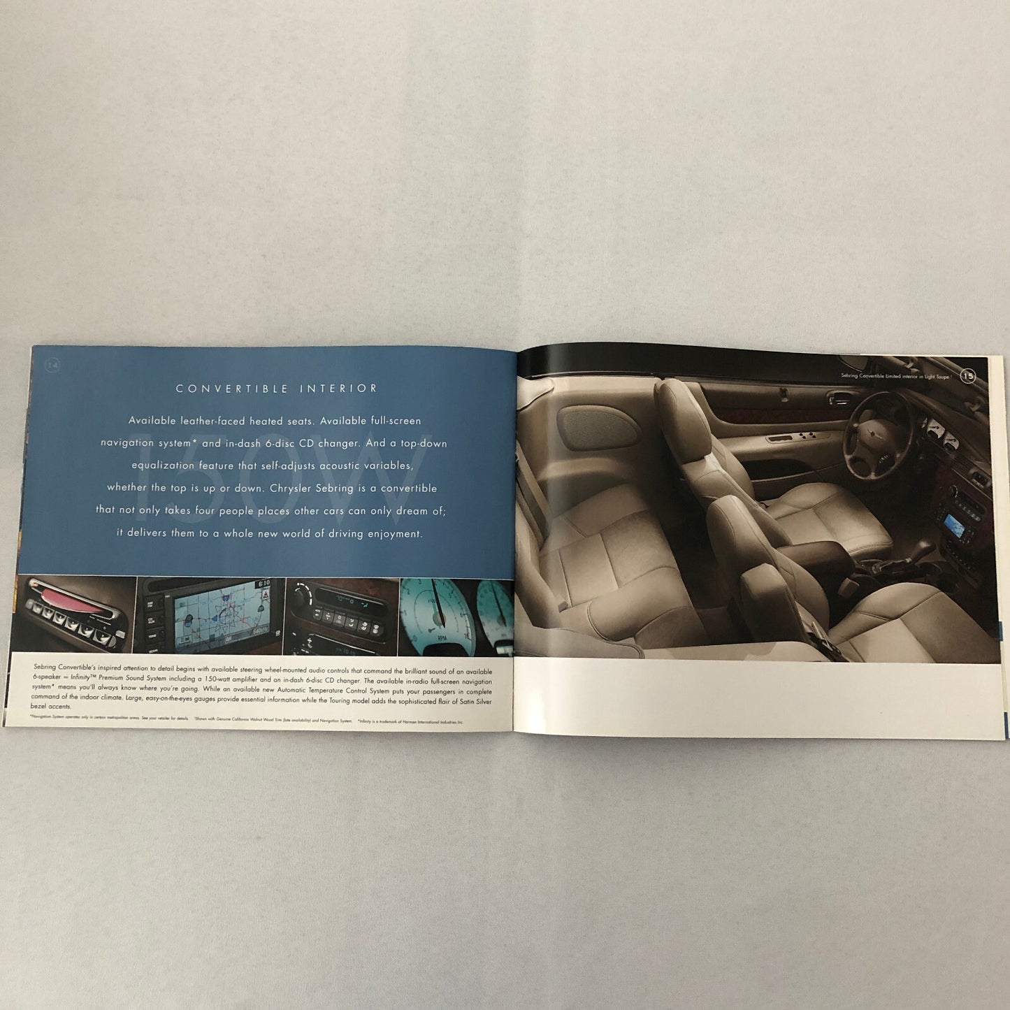 2005 Chrysler Sebring Convertible and Sedan Sales Brochure Catalog