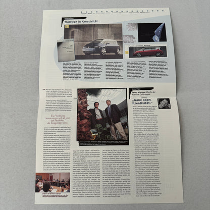 2000 Renault Next Factory Brochure Magazine German Text Concept Cars