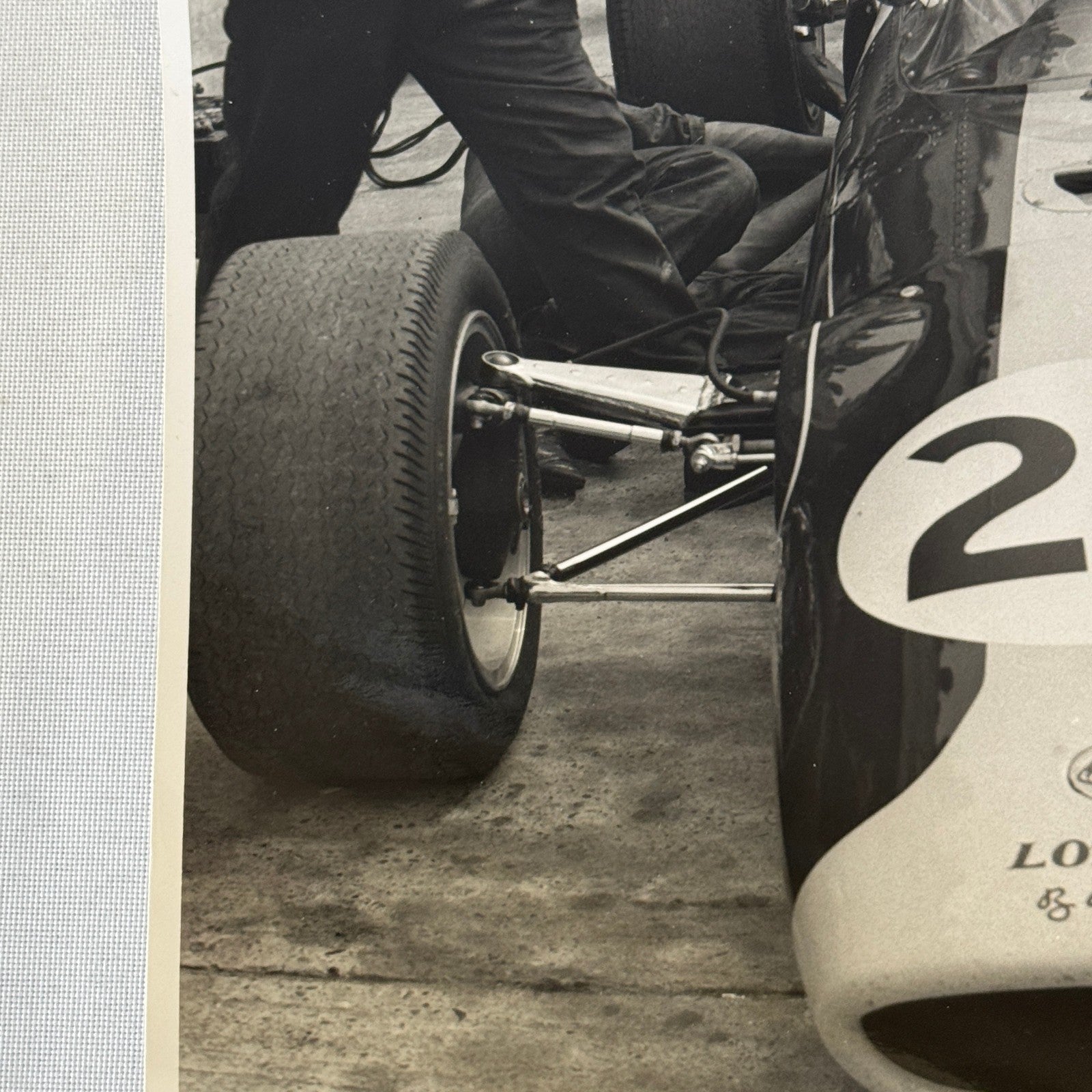 Vintage Racing Photo Lotus 43 Monza 1966 Car Motorsport MODERN PRINT