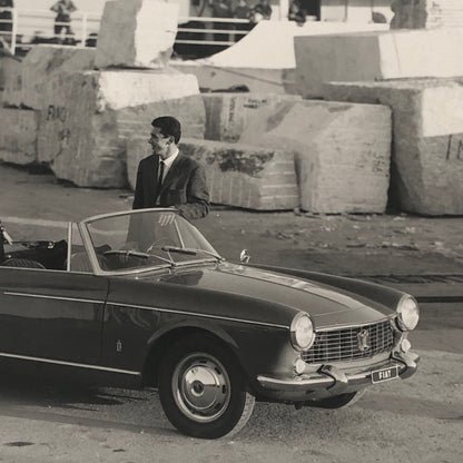 Fiat 1500 Cabriolet Convertible Factory Press Photo Photograph