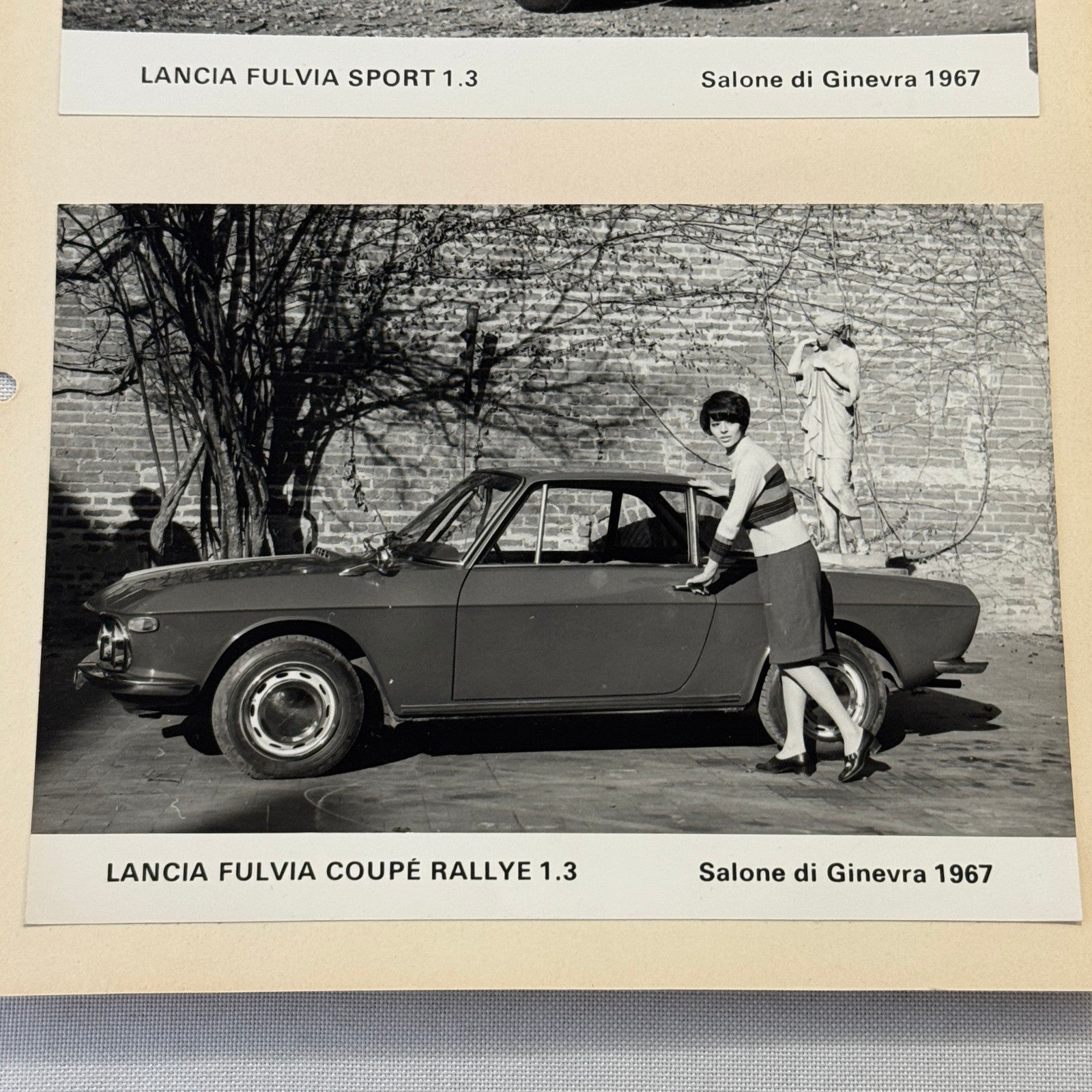 1967 Lancia Fulvia Geneva Auto Salon Show Photo Photograph Coupe Rallye Sport