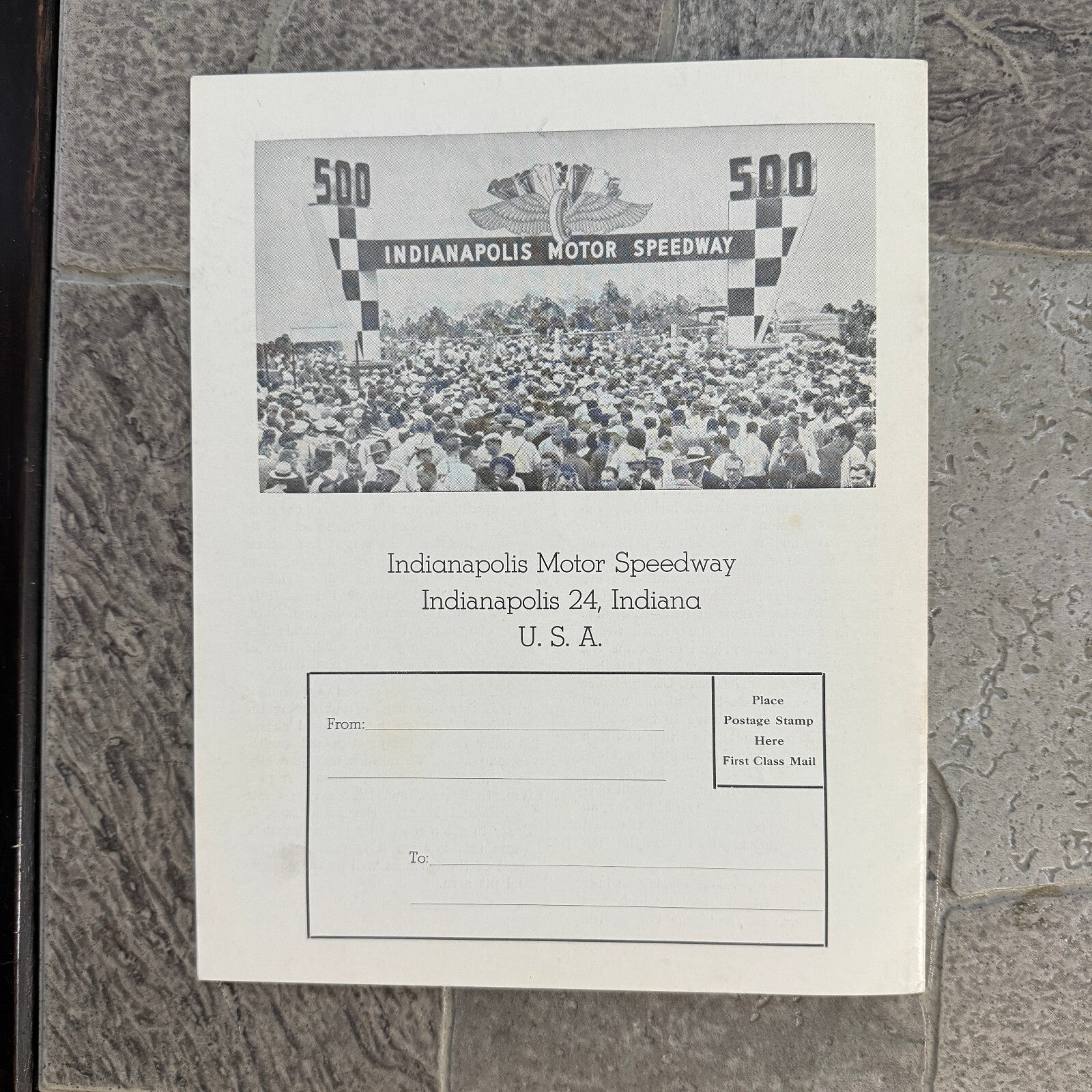 Vintage Indianapolis Motor Speedway Souvenir Brochure Program History Indy