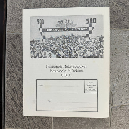 Vintage Indianapolis Motor Speedway Souvenir Brochure Program History Indy
