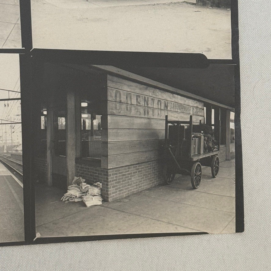Vintage Pennsylvania Railroad Photo Contact Sheet Photograph Al Paul Lefton