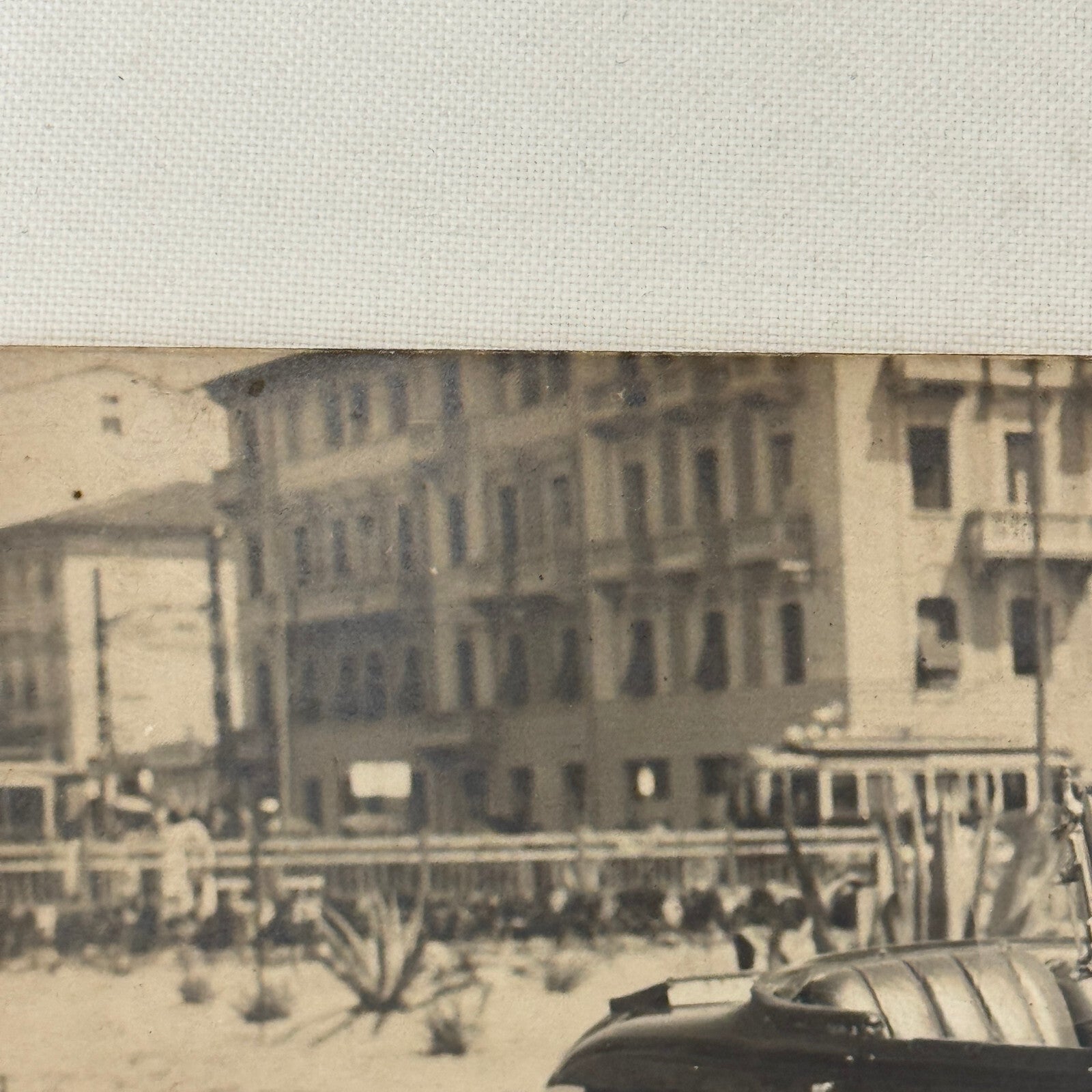 Antique Chrysler Car Automobile Photo Photograph Italian Photographer Stamp