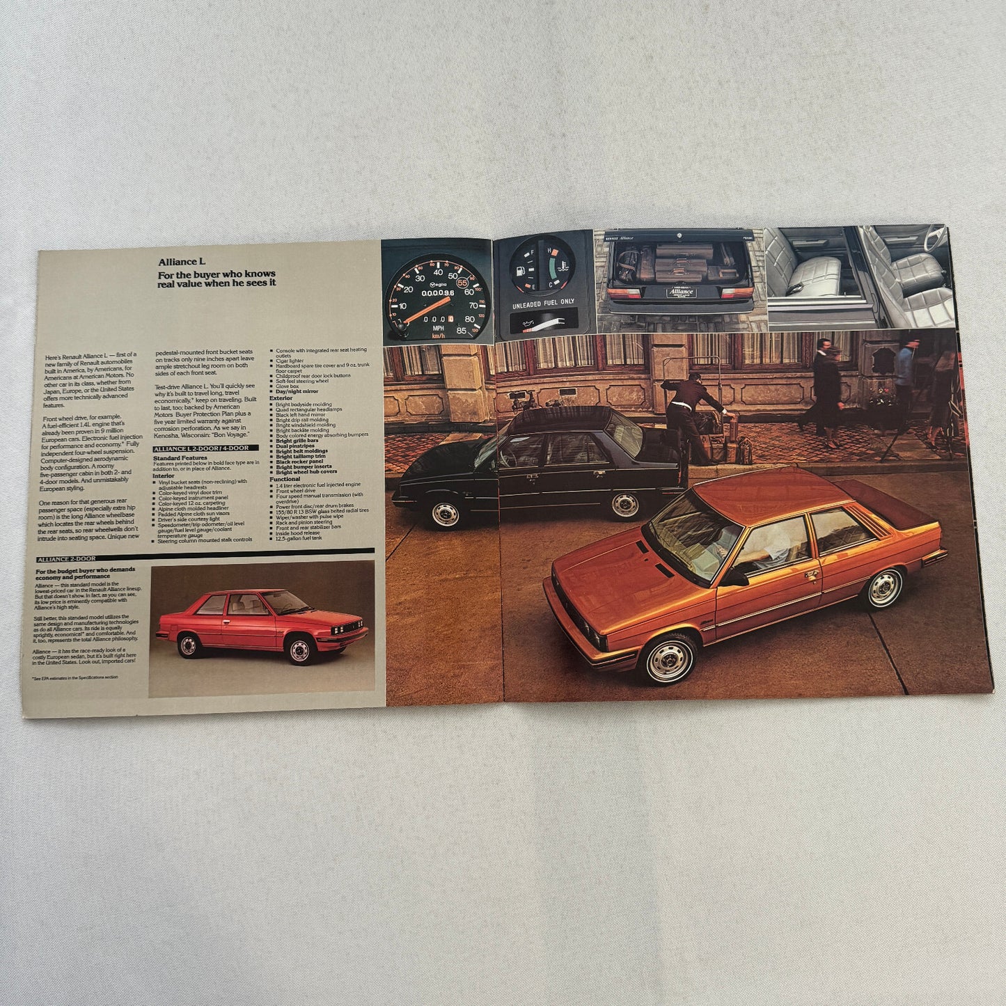1983 Renault Alliance Car Sales Brochure Catalog Advertising Limited L DL