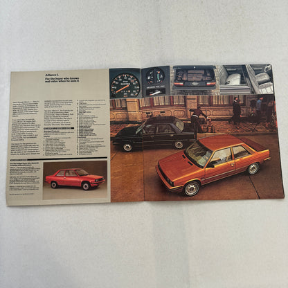 1983 Renault Alliance Car Sales Brochure Catalog Advertising Limited L DL