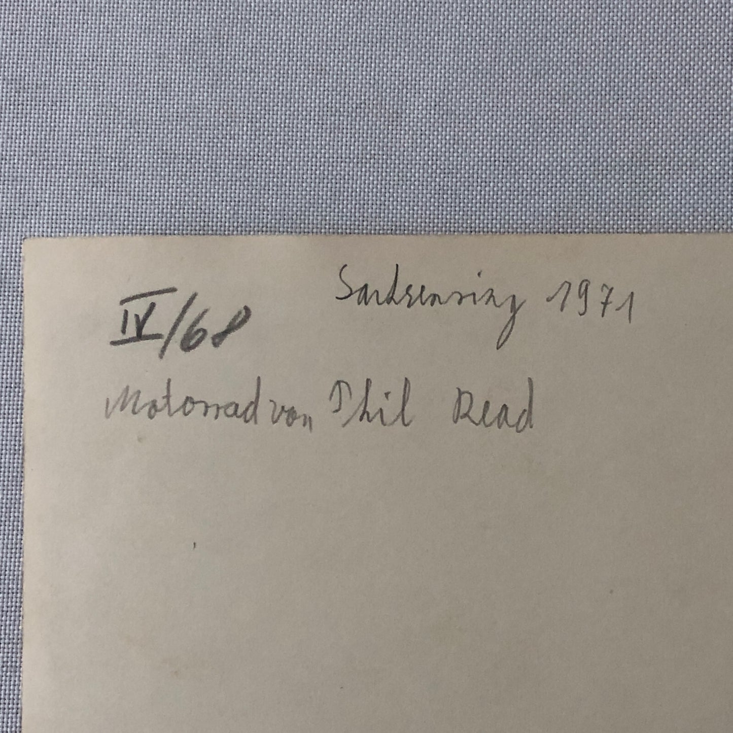 Vintage Motorcycle Racing Photo photograph Yamaha Bike Phil Read 1971