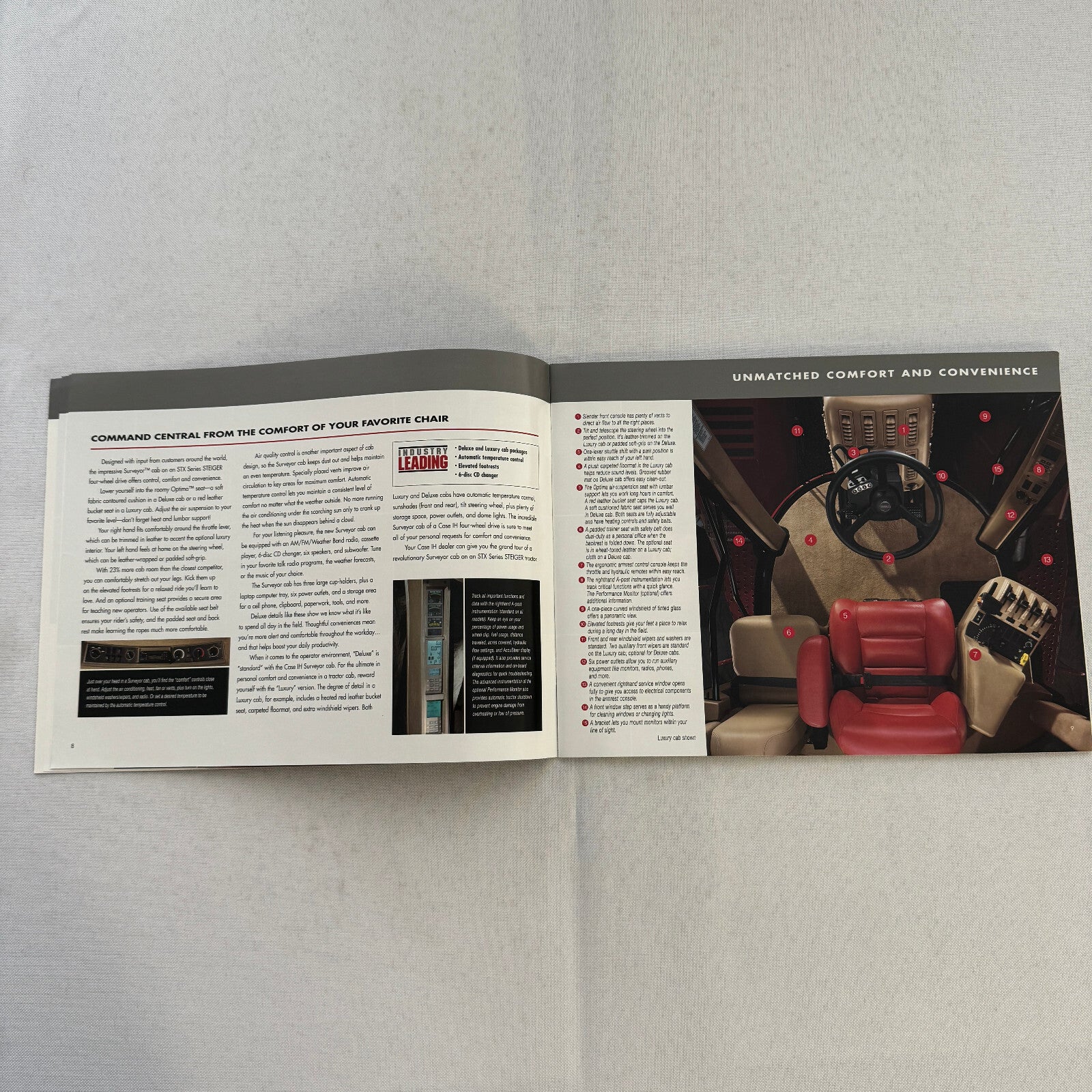 Case STX Series Steiger Tractor Sales Brochure Catalog Advertising 275 to 440 HP