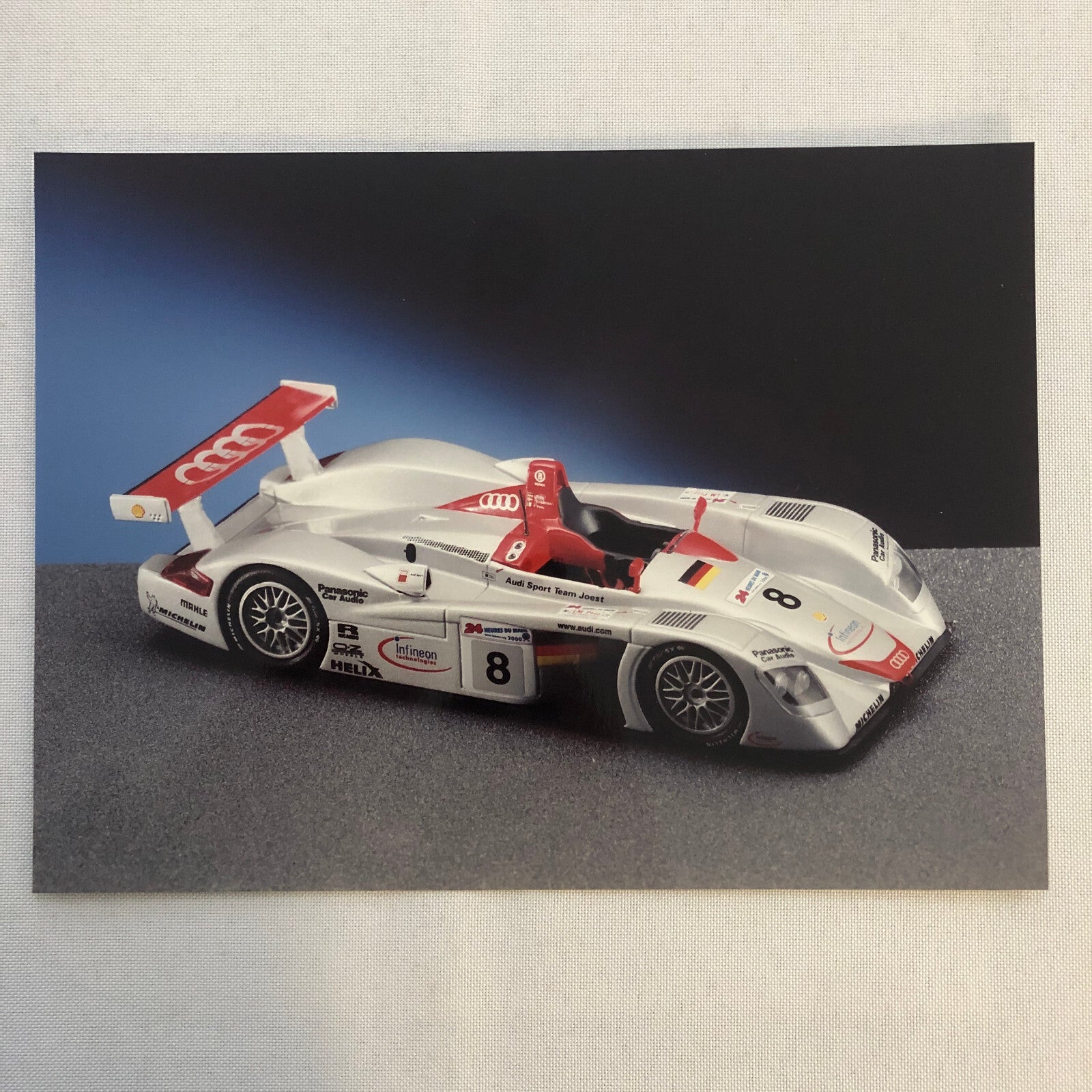 Audi R8 2000 Racing Car Minichamps Scale Model Press Photo Photograph