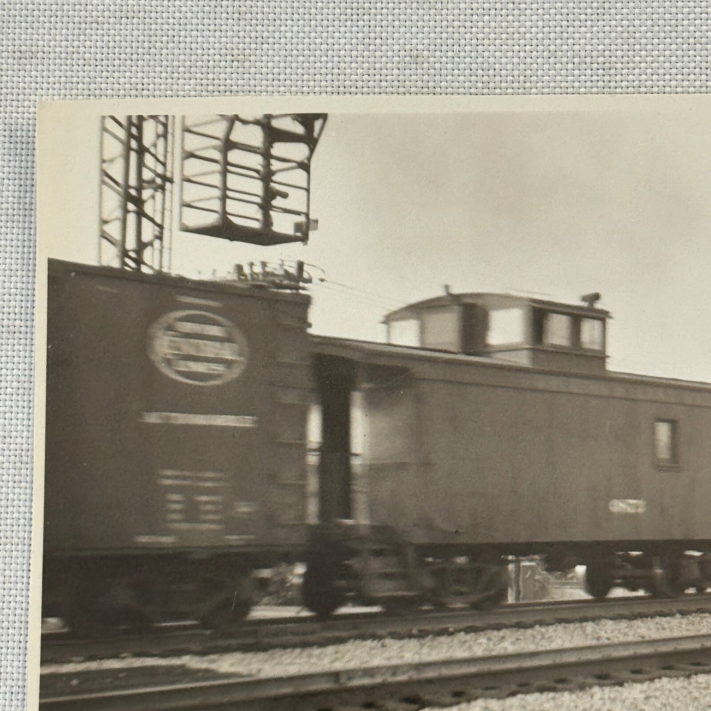 Vintage Train Photo Photograph Railroad Railway Rail