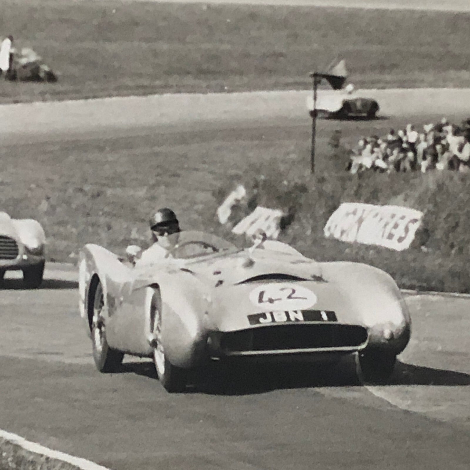 Vintage Racing Photo Photograph Brands Hatch Lotus MK8 +