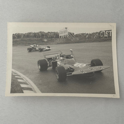 Vintage Racing Photo 1971 Dutch Grand Prix Race Skip Barber Autocar Photograph