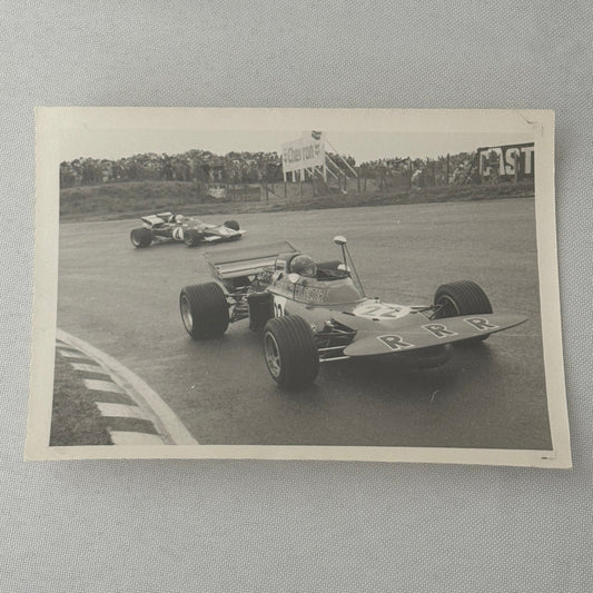 Vintage Racing Photo 1971 Dutch Grand Prix Race Skip Barber Autocar Photograph