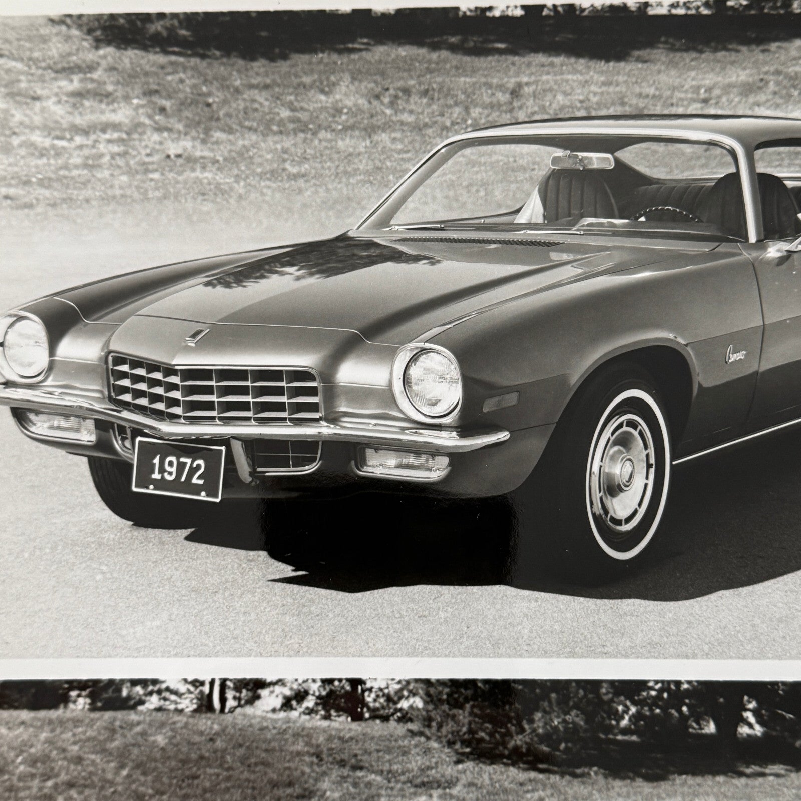 1972 Chevrolet Camaro Sport Coupe Factory Press Photo Photograph Print Vintage