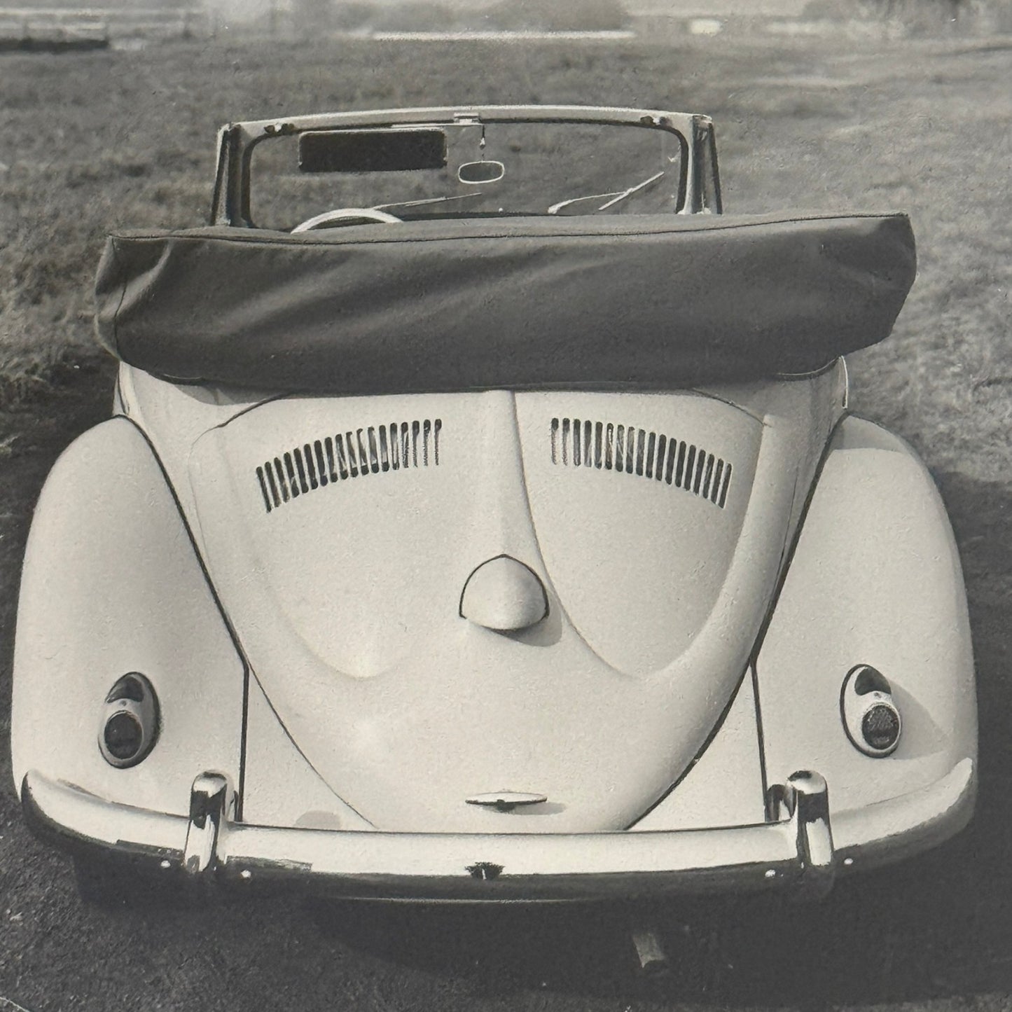 Vintage Volkswagen Beetle Convertible Cabriolet VW Automobile Photo Photograph