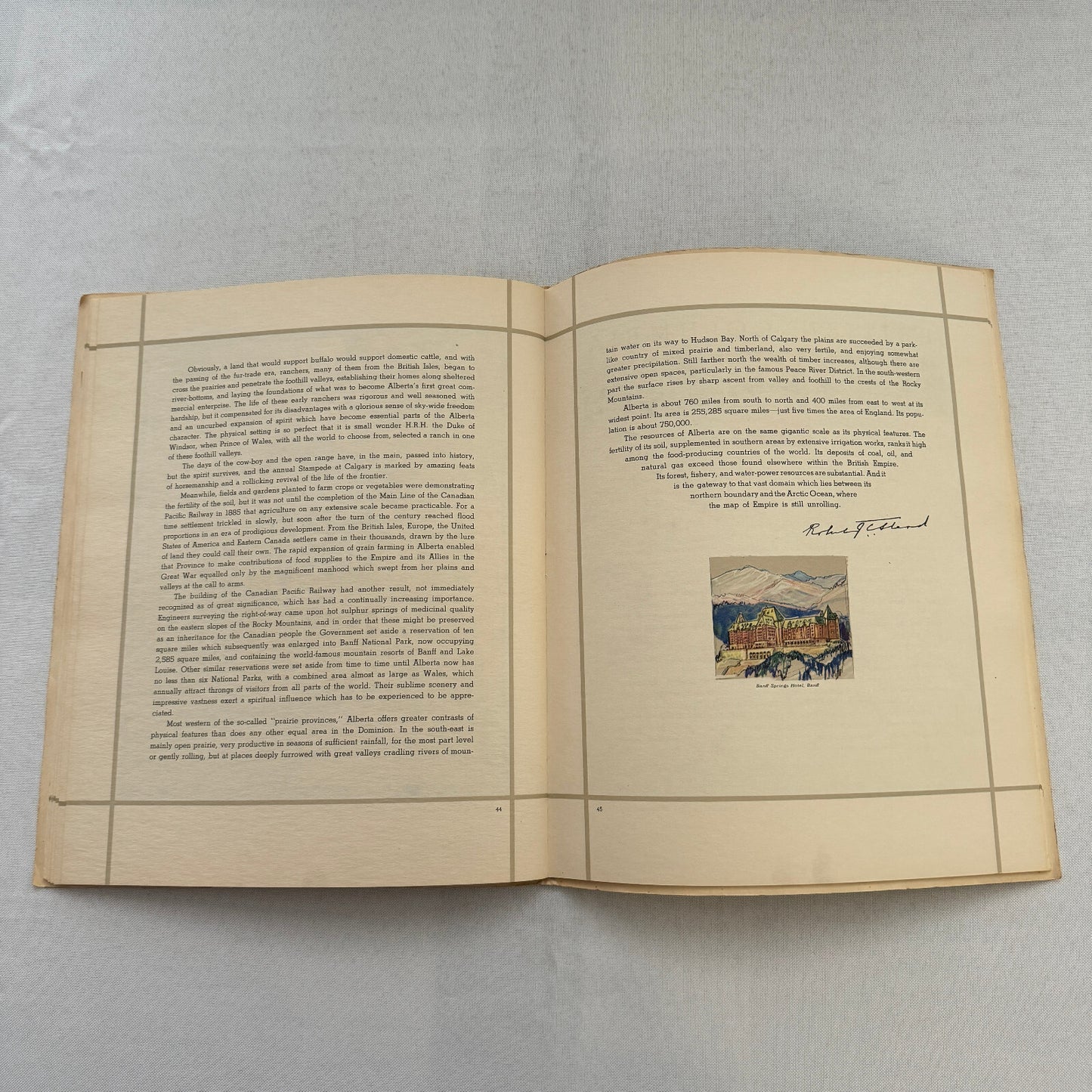 1939 The Spirit of Canada King George VI and Queen Elizabeth Visit Book