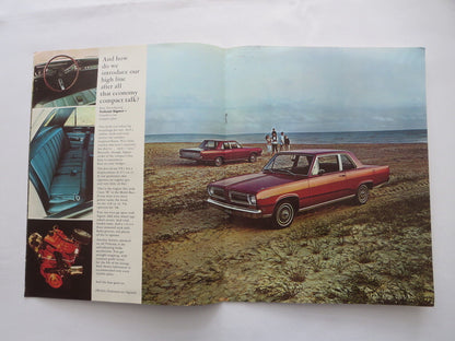 1968 Valiant Car Sales Brochure Catalog Advertising - Signet 100 2 Door 4 Door 