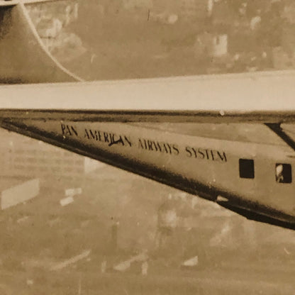 Pan American Airways PanAm Aircraft Plane Airplane Photo Photograph Vintage