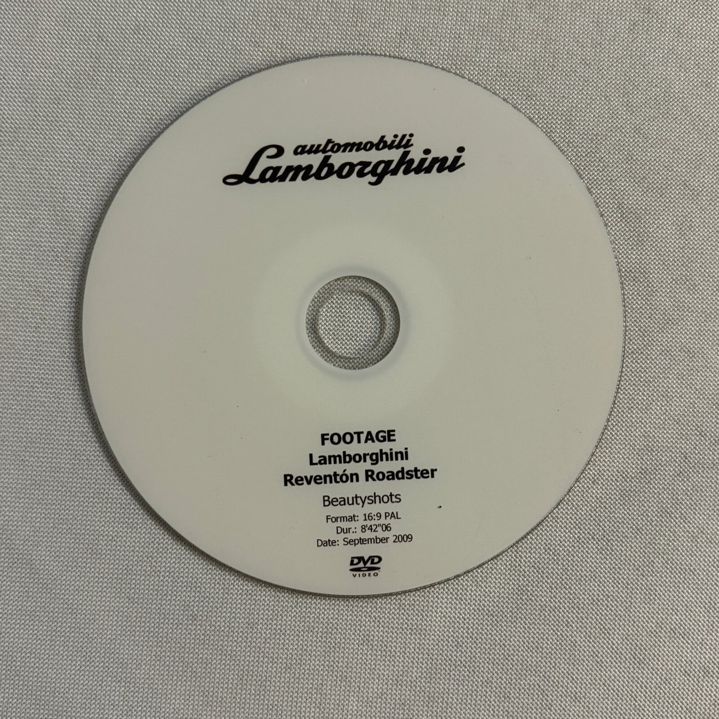 2009 Lamborghini Reventon Roadster Car Detail Footage DVD
