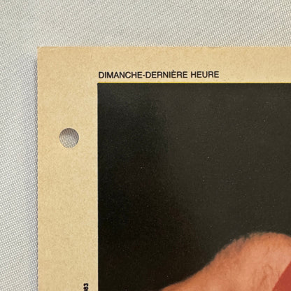 Vintage Wrestling Print Insert Pierre Mad Dog Lefebvre Quebec French 1983