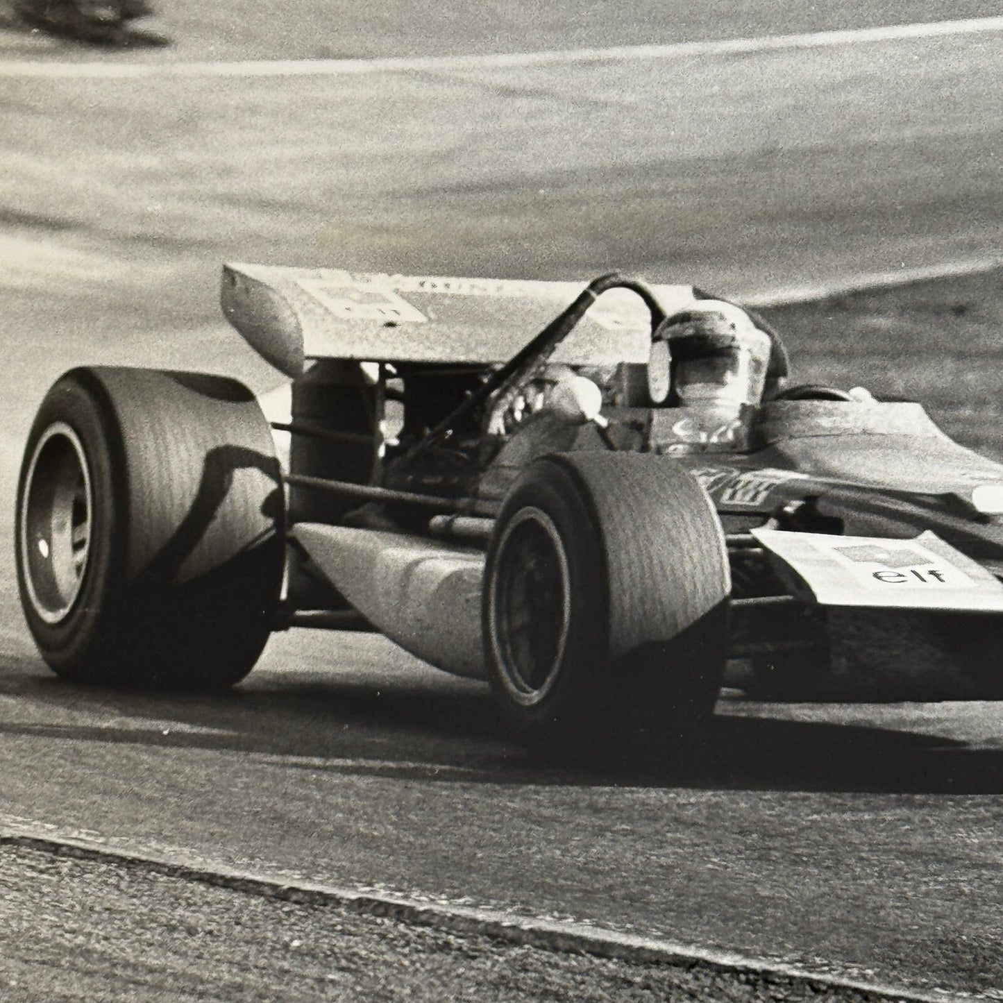 Vintage ELF Racing Car Photo Photograph Print Foto Hruby Germany