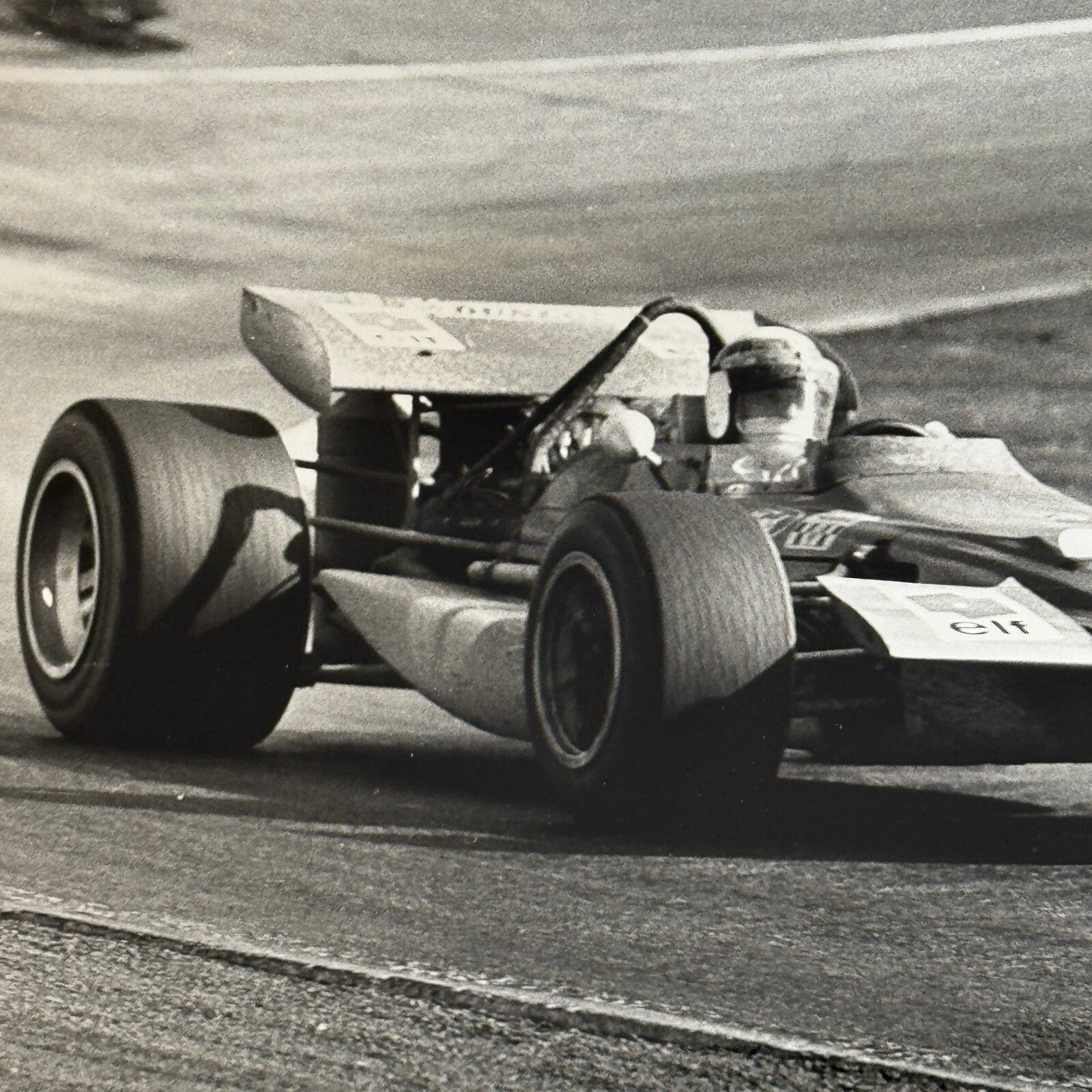Vintage ELF Racing Car Photo Photograph Print Foto Hruby Germany