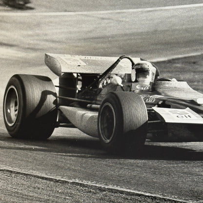 Vintage ELF Racing Car Photo Photograph Print Foto Hruby Germany