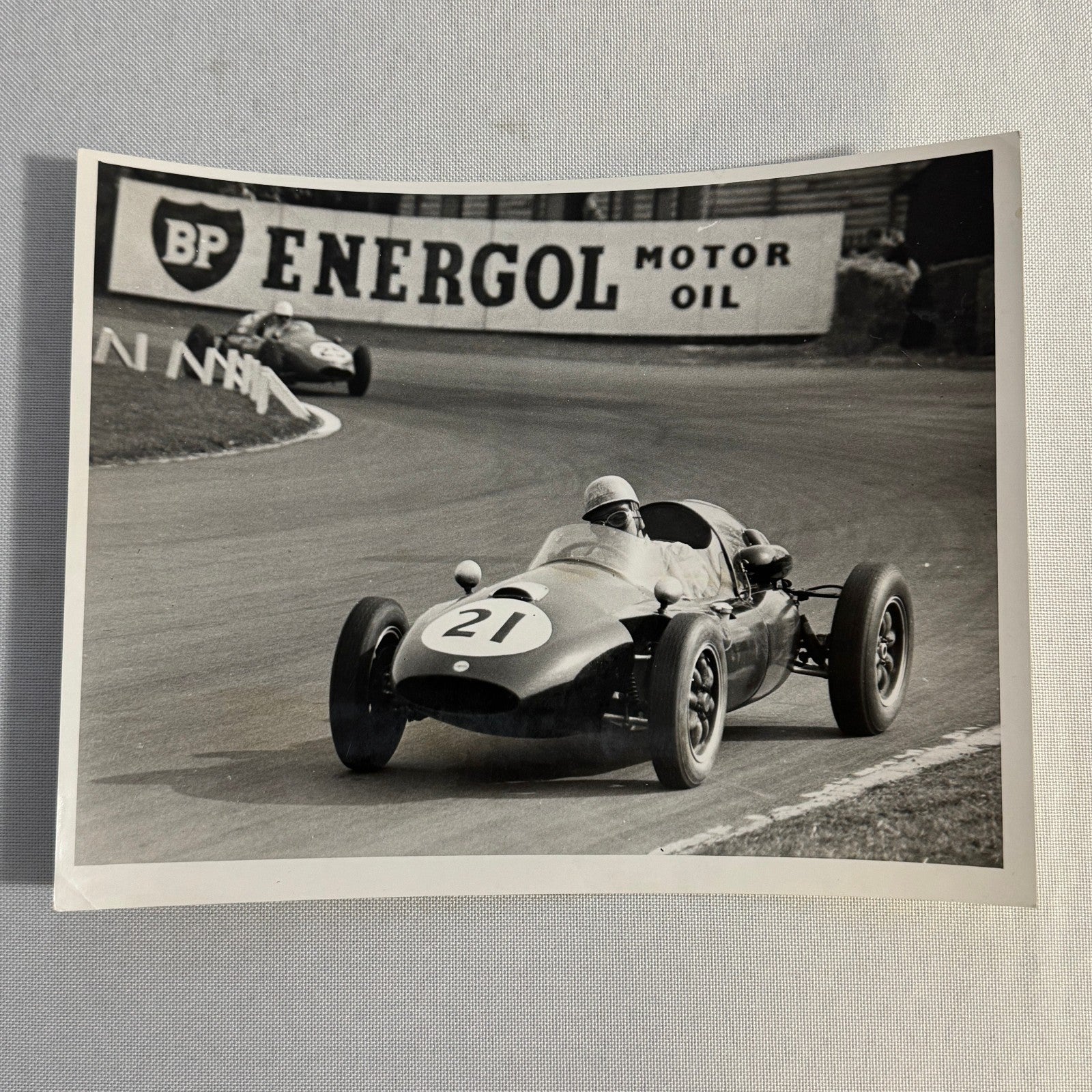 Vintage Racing Photo Photograph John Surtees Cooper Climax BARC Aintree