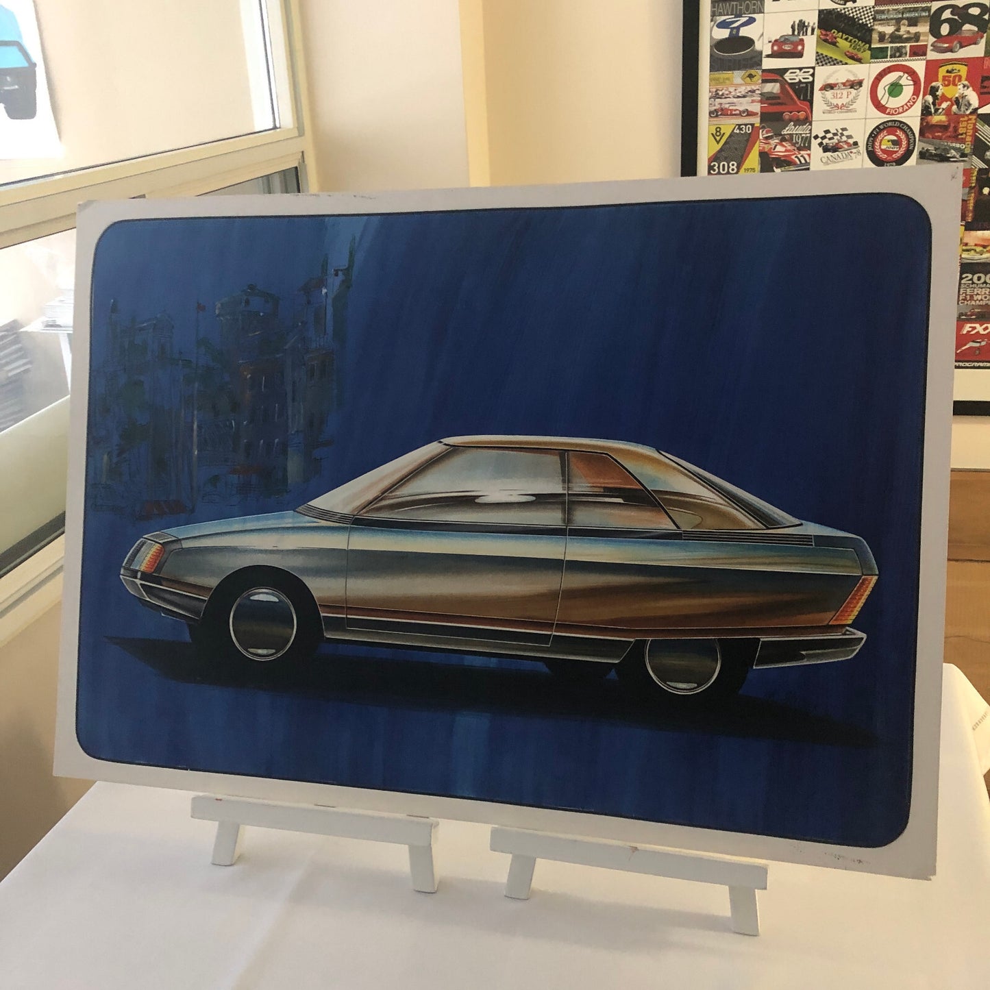 Vintage Concept Car Styling Design Art Illustration Volkswagen Skoda or VW ?