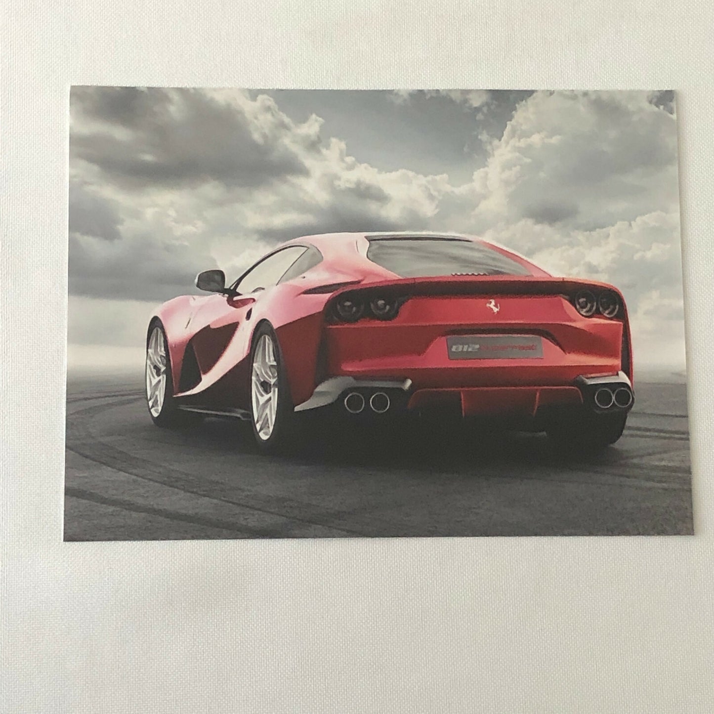 Ferrari 812 Superfast Car Factory Photo Lot of 6 