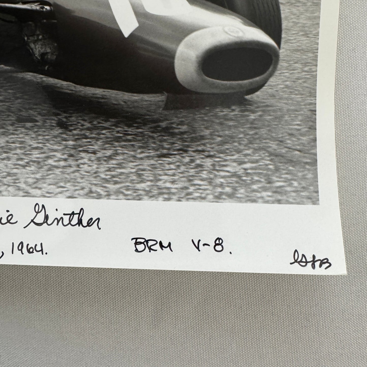 Richie Ginther BRM Racing Photo 1964 French Grand Prix Photograph Modern Print