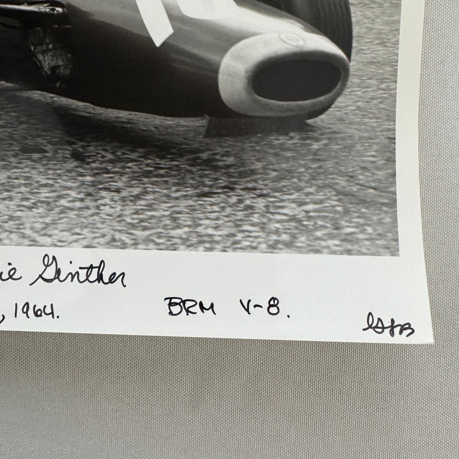Richie Ginther BRM Racing Photo 1964 French Grand Prix Photograph Modern Print